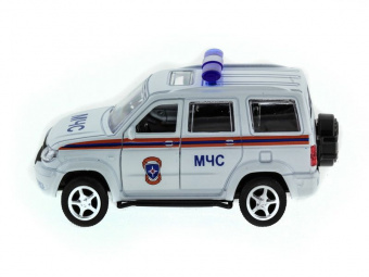 Машина ''АВТОПАНОРАМА'' инерц. УАЗ Патриот (МЧС) 1/50, в/к 12*7*5,5 см