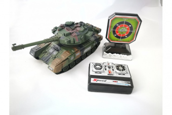 Радиоуправляемый танковый бой с мишенью Household Russia T-90