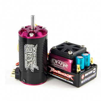 Бессенсорная бесколлекторная влагозащищенная система Tenshock TS-SCEK4V3-3800Kv для Short Course и м