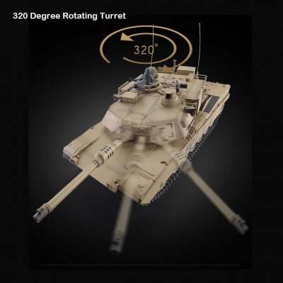 Радиоуправляемый танк Heng Long US M1A2 Abrams Ver.6