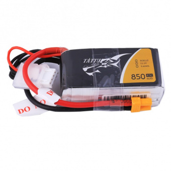 Аккумулятор Li-Po - 11.1В 850мАч 45C (3S1P, EC3, XT60, Deans)