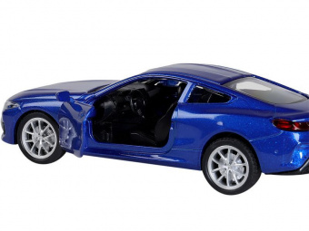 Машина АВТОПАНОРАМА BMW M850i Coupé, 1/44, синий, инерция, откр. двери, в/к 17,5*12,5*6,5 см