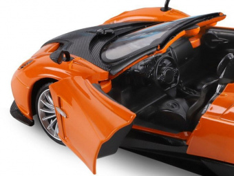 Машина ''АВТОПАНОРАМА'' Pagani Huayra Roadster, оранжевый, 1/24, свет, звук, в/к 24,5*12,5*10,5 см