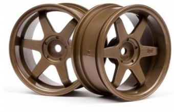 TE37 WHEEL 26mm BRONZE (6mm OFFSET) Диски туринг 1/10