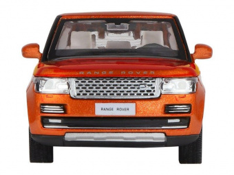 Машина ''АВТОПАНОРАМА'' 2013 Range Rover, оранжевый, 1/34, свет, звук, инерция, в/к 17,5*13,5*9 см