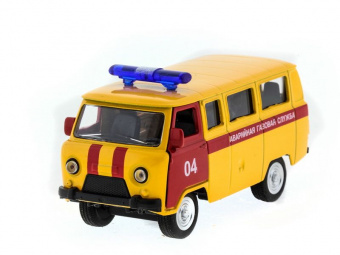 Машина ''АВТОПАНОРАМА'' инерц. УАЗ (аварийная) 1/50, в/к 12*7*5,5 см