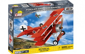 Конструктор самолет Fokker Dr.1 Red Baron