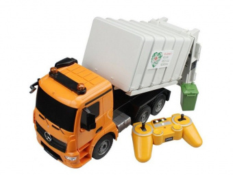 Радиоуправляемая машина мусоровоз Mercedes-Benz Actros масштаб 1:20