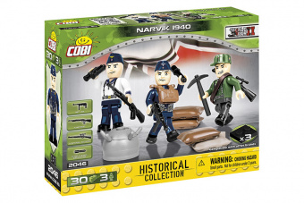Конструктор COBI-2046 NARVIK 1940 3 FIG. 30 дет.