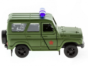 Машина ''АВТОПАНОРАМА'' инерц. УАЗ (армия) 1/50, в/к 12*7*5,5 см