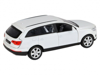 Машина ''АВТОПАНОРАМА'' Audi Q7, белый, 1/32, свет, звук, инерция, в/к 17,5*13,5*9 см