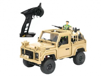 Радиоуправляемая машина MN MODEL английский пикап Defender (песочный) 4WD 2.4G 1/12 RTR