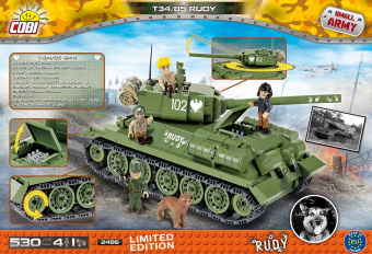 Конструктор COBI Танк Т-34-85 Rudy COBI-2486A
