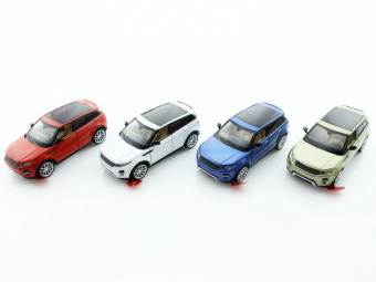 Машина 1:32 Range Rover Evoque свет, звук, инерция 13,5см (1/12шт) б/к
