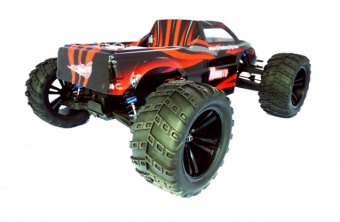 Радиоуправляемый монстр 1/10 Himoto Bowie 4WD 2.4GHz RTR (бесколекторный, влагозащищенный регулятор)