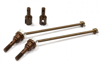 Type II Universal Drive Shaft Set (2) for 1/16 Traxxas E-Revo