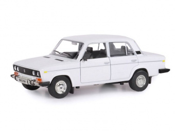 Машина ''АВТОПАНОРАМА'' ВАЗ 2106, 1/22, белый, инерция, в/к 24,5x12,5x10,5 см