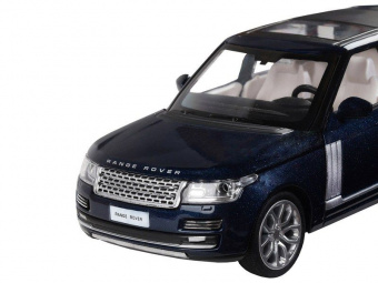 Машина АВТОПАНОРАМА'' 2013 Range Rover, темно-синий, 1/34, свет, звук, инерция, в/к 17,5*13,5*9 см