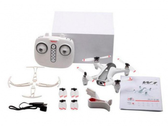 Радиоуправляемый квадрокоптер Syma W1PRO brushless с FPV трансляцией Wi-Fi, барометр, GPS, 6-AXIS, 2.4G RTF