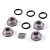 Хабы колесные - 1/10th Wheel Hubs Standard - Grey (4шт)