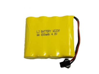 Аккумулятор Ni-Cd 600mAh, 4.8V, SM для Double Eagle E327-003, E333-003, E335-003