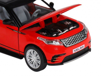 Машина ''АВТОПАНОРАМА'' Range Rover Velar, красный, 1/32, свет, звук, инерция, в/к 17,5*12,5*6,5
