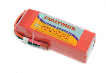 Аккумулятор LiPo Fullymax 22.2V 2600мАч 55C