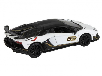 Машина ''АВТОПАНОРАМА'' Lamborghini SVJ, белый, 1/32, свет, звук, инерция, в/к 17,5*12,5*6,5 см