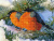 Картина мозаикой 15х20 СНЕГИРИ ЗИМОЙ (12 цветов)