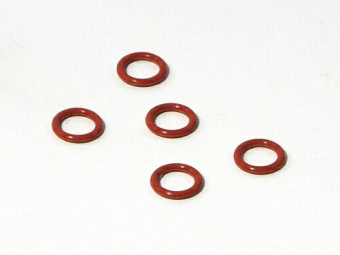 Кольцо уплотнительное SILICONE SS-045 4.5X6.6MM (RED) (5шт)