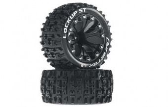 Покрышка и колёсный диск перед/зад Lockup ST 2.8'' 2WD (2шт.) (чёрные)