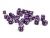 Набор фиолетовых игровых кубиков ZVEZDA ''D6'', 12мм, 36 шт