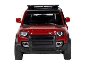 Машина АВТОПАНОРАМА 2020 Land Rover Defender 110, 1/43, красный, в/к 17,5*12,5*6,5 см