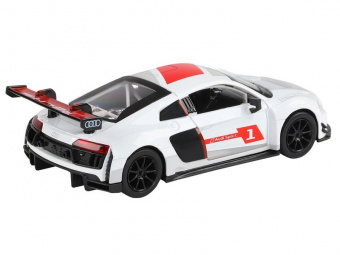 Машина ''АВТОПАНОРАМА'' AUDI R8, белый перламутр, 1/32, свет, звук, инерция, в/к 17,5*13,5*9 см
