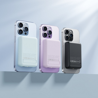 Беспроводная зарядка 15 Вт + быстрая зарядка PD20 Вт 10 000 mAh PR231 Черный