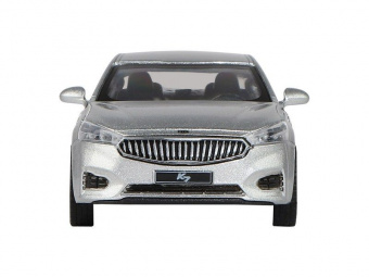 Машина ''АВТОПАНОРАМА'' KIA K7, серебряный, 1/41, инерция, в/к 17,5*12,5*6,5 см