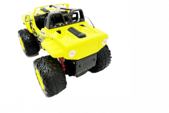 Радиоуправляемый внедорожник Winyea Jeep Wrangler Hurricane 2WD 1:12 Желтый
