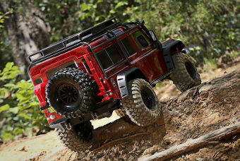 Радиоуправляемая модель TRAXXAS TRX-4 1:10 Land Rover 4WD Scale and Trail Crawler Серебристый