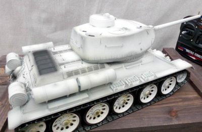 Радиоуправляемый танк Taigen 1:16 T34-85 (зимний) 2.4 Ghz (пневмо)