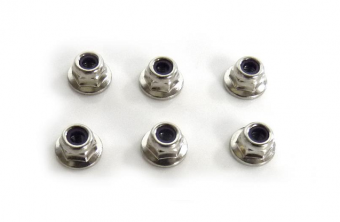 Гайка самоконтрящаяся M3 6шт Himoto E18