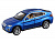 Машина АВТОПАНОРАМА BMW X6, синий, 1/32, свет, звук, инерция, в/к 17,5*13,5*9 см