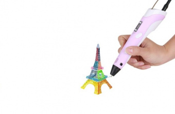 3D ручка Myriwell RP100B с дисплеем, розовая