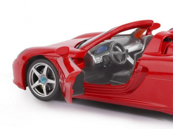 Машина ''АВТОПАНОРАМА'' Porsche Carrera GT, красный, 1/24, свет, звук, в/к 24,5*12,5*10,5 см