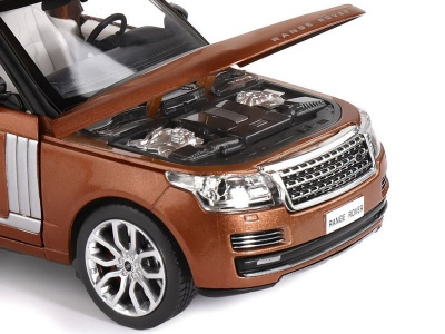 Машина ''АВТОПАНОРАМА'' Range Rover, оранжевый, 1/26, свет, звук, в/к 24,5*12,5*10,5 см