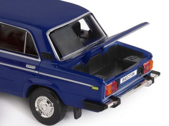 Машина ''АВТОПАНОРАМА'' ВАЗ 2106, 1/22, синий, инерция, в/к 24,5x12,5x10,5 см