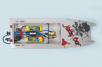 Радиоуправляемый катер Aquacraft Motley Crew FE Catamaran Brushless 2.4 Ghz, электро, RTR