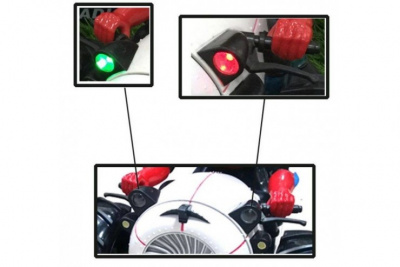 Радиоуправляемый мотоцикл 2в1 амфибия - перевертыш 2.4G Fengqi