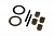 Spider gear shaft (2)/ spacers (4)/16x23.5x.5 stainless washer (2)