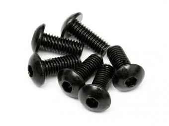 Винт BUTTON HEAD M5x12mm (HEX SOCKET) 6шт