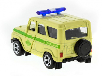 Машина ''АВТОПАНОРАМА'' инерц. УАЗ (инкассация) 1/50, в/к 12*7*5,5 см